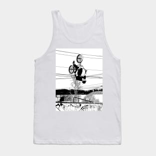 Backflip BMX Stunt - Freestyle BMX Rider Tank Top